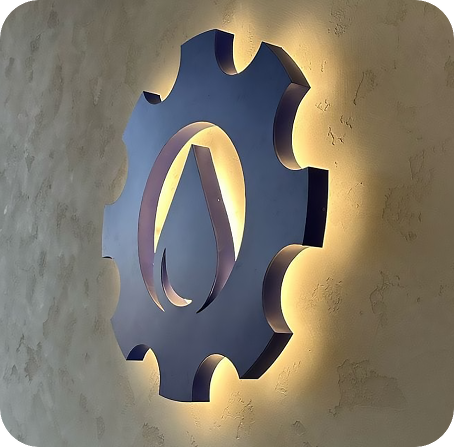 Фигурный световой короб