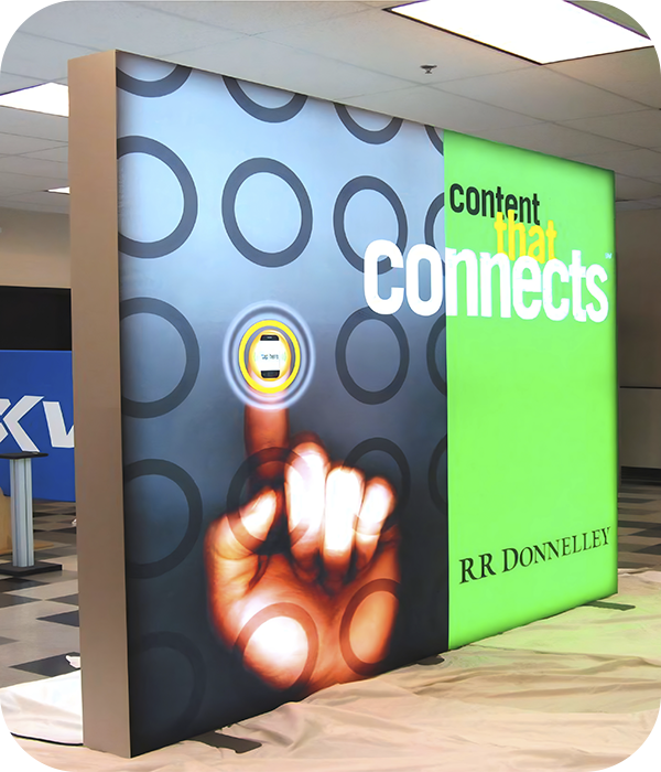 Световые короба с баннером