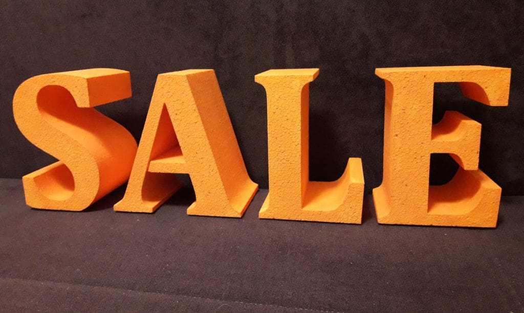 Объемные буквы из пенопласта