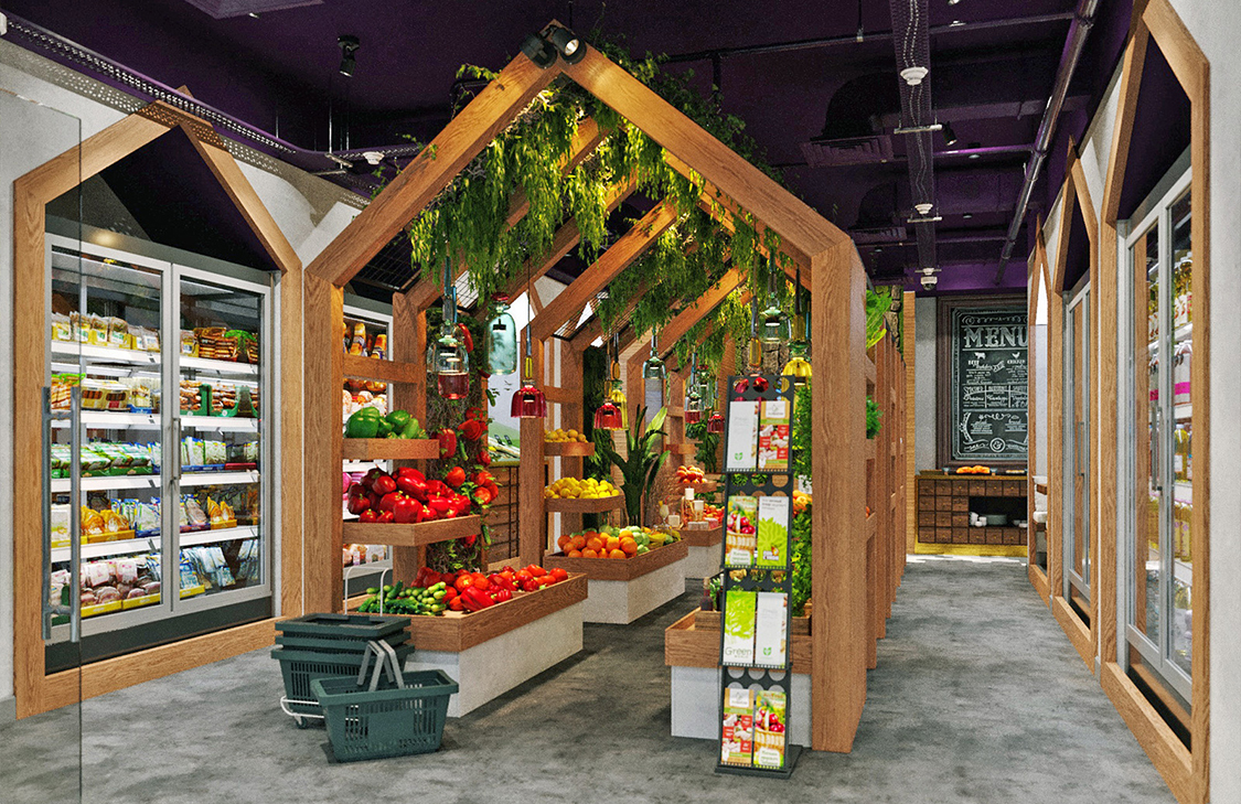 Крупный магазин