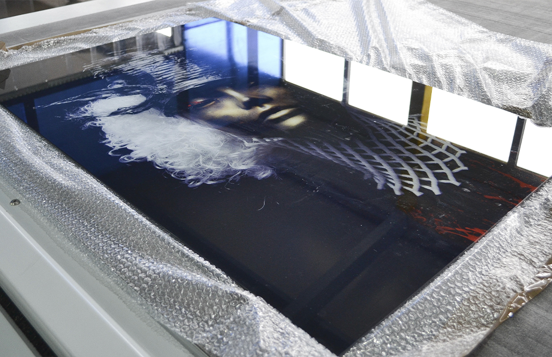 Полноцветная печать на всю поверхность (сплошной фон)