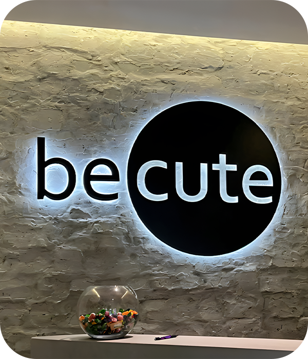 2D-буквы с подсветкой для вывески